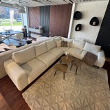 DUNE Hoekbank Creme kleur