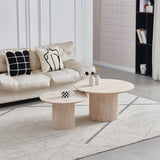 Salontafel Rea 2/set - Travertinlook