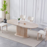 Eettafel Lea Uitschuifbaar 160/200 - Travertinlook