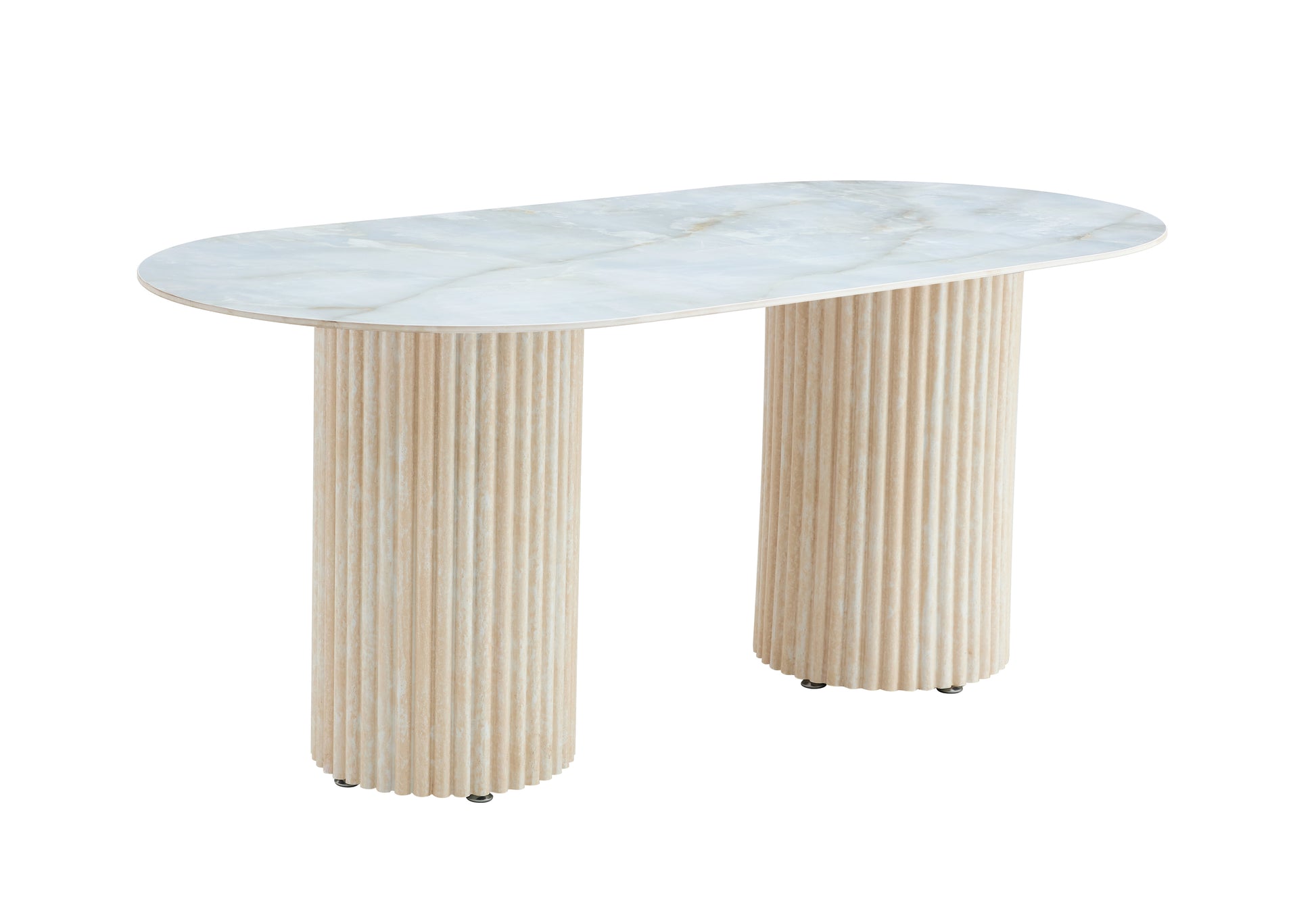 Eettafel Nora - Beige Keramiek - 180