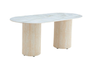 Eettafel Nora - Beige Keramiek - 180