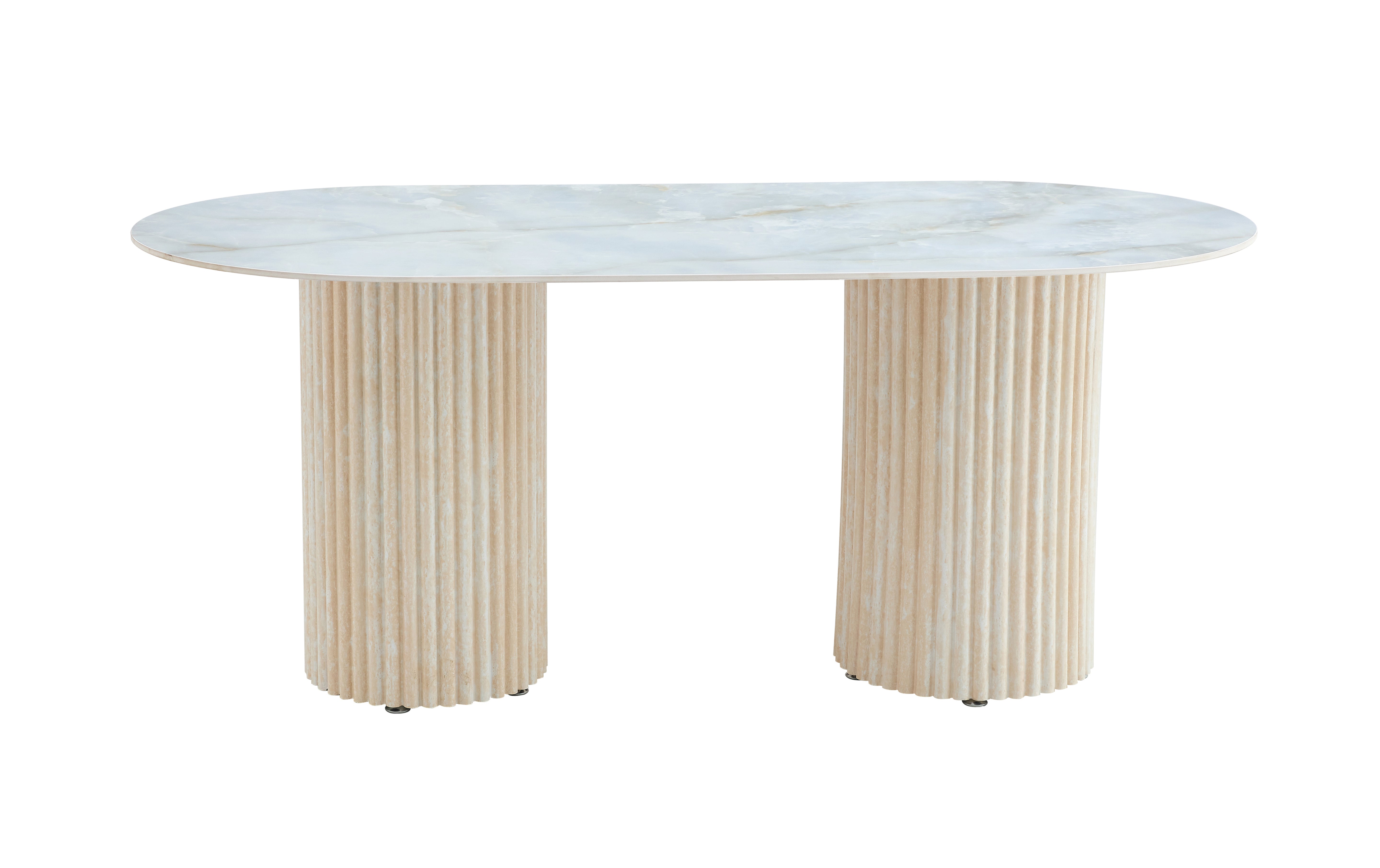 Eettafel Nora - Beige Keramiek - 180