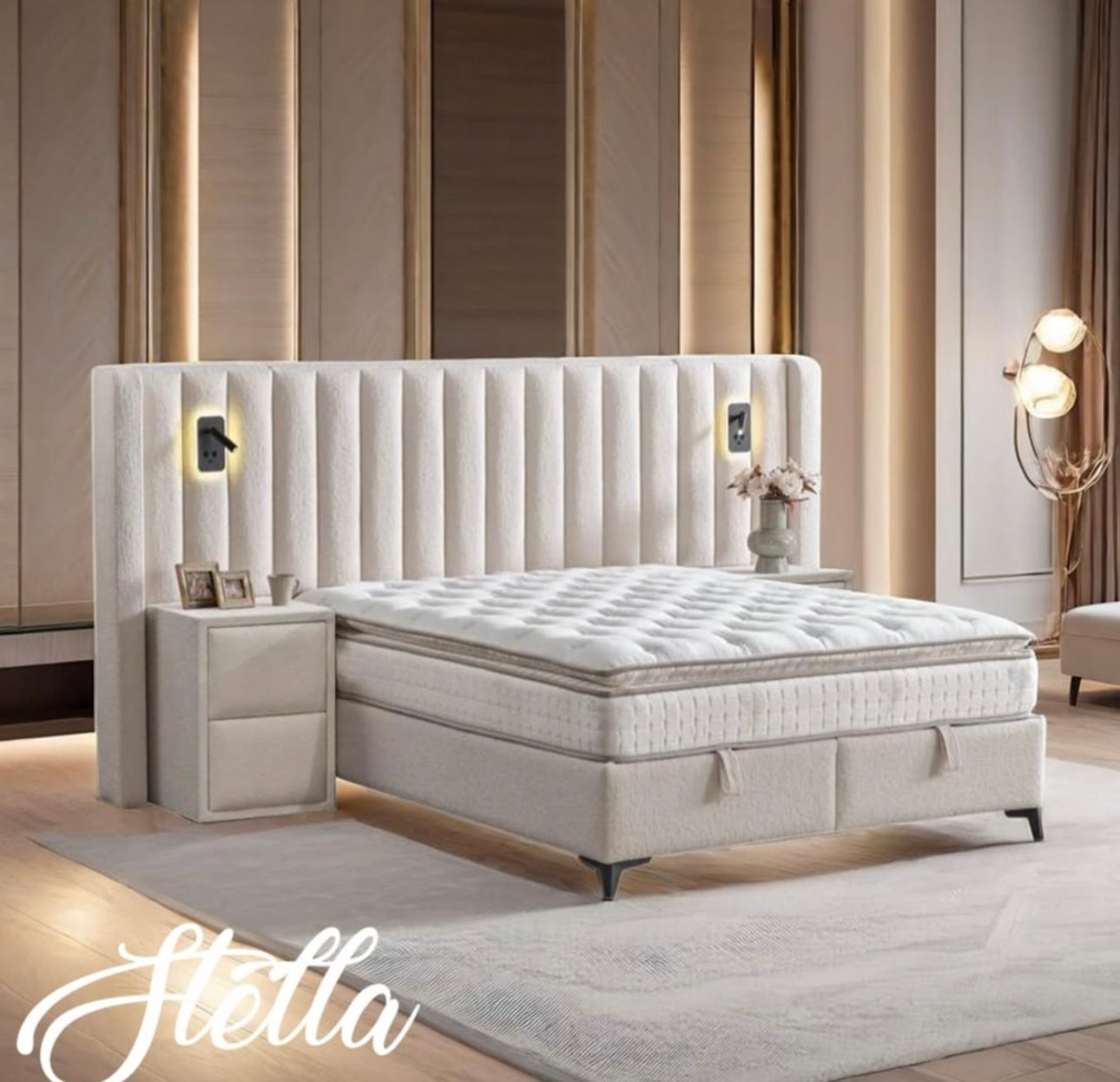 Bed Stella - Luxe Hoteluitstraling met Verlichting