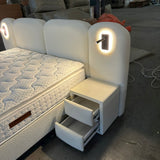 Bed Valerio - Stijlvol Rond Design met Ledverlichting