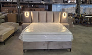Bed Lorenzo - Verticale Panels met Sfeerverlichting