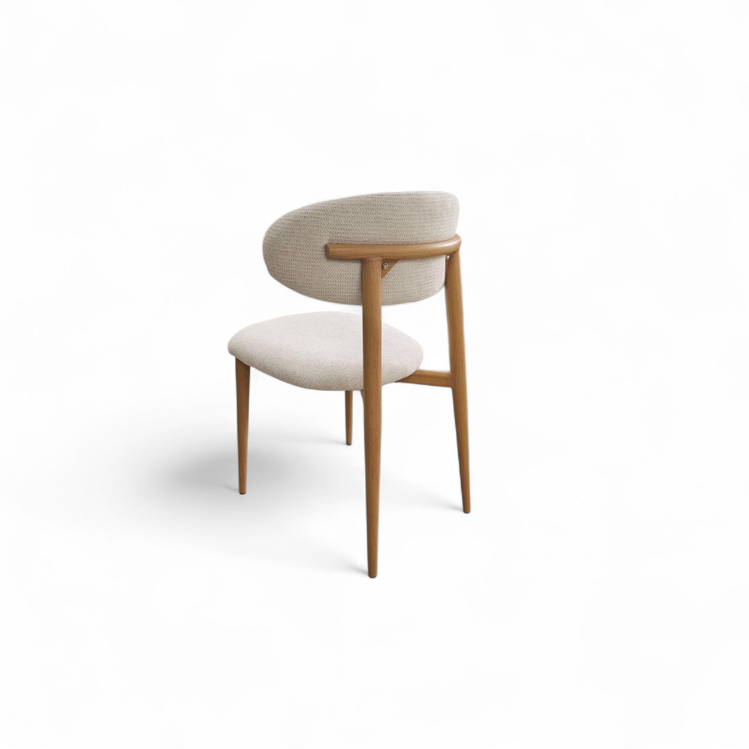 Boheme Eetkamerstoel – Chenille Beige