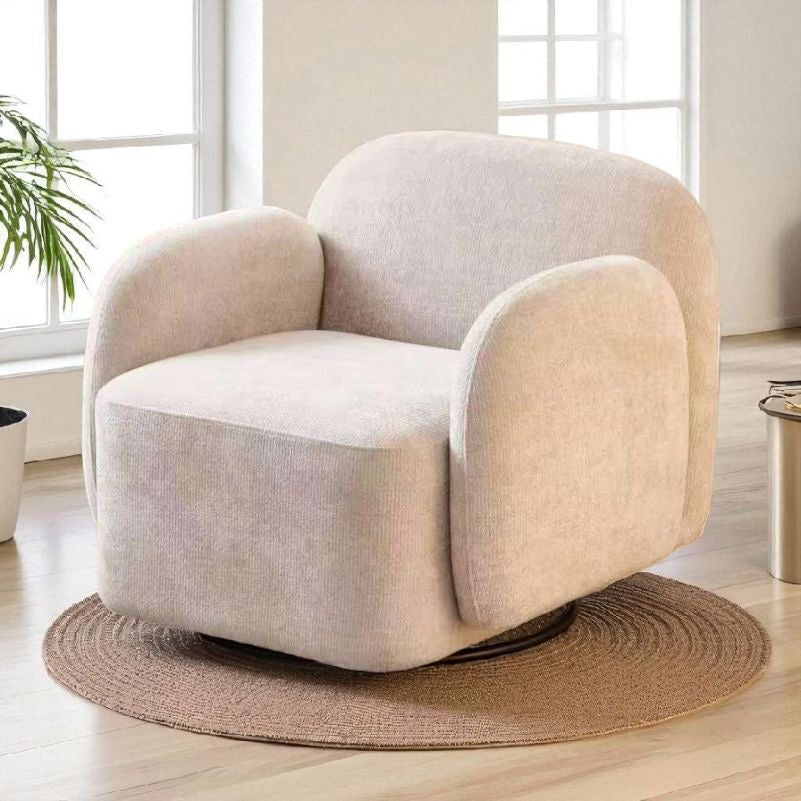 Fauteuil Senso – Getextureerd Velours Taupe