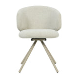 Eetkamerstoel LONDON Draaibaar Beige