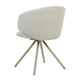 Eetkamerstoel LONDON Draaibaar Beige
