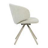 Eetkamerstoel LONDON Draaibaar Beige