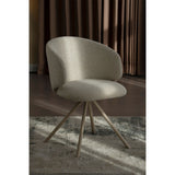 Eetkamerstoel LONDON Draaibaar Beige