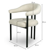 Eetkamerstoel RINA Beige