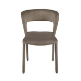 Eetkamerstoel MONORA Taupe Velvet