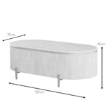 Salontafel CESENA Beige 130