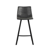 Counterstoel 'Ozan' PU Zwart
