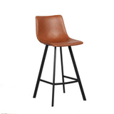 Counterstoel 'Ozan' PU Cognac