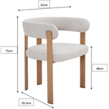 Eetkamerstoel Richy | Houtkleur