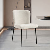 Stoel 'Lisa' Bouclé Ecru