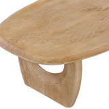 Salontafel NAPOLI 130 cm Deens Ovaal Mango hout Amandel