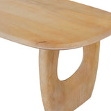 Eettafel NAPOLI 200 cm Deens Ovaal Mango hout Amandel