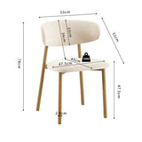 Eetkamerstoel ZORA | Naturel Beige