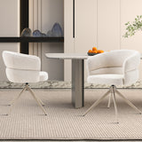 Eetkamerstoel Léonie Draaibaar Beige - Poot Beige