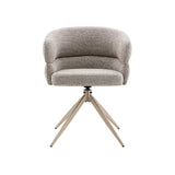 Eetkamerstoel Léonie Draaibaar Peperkleur - Poot Beige
