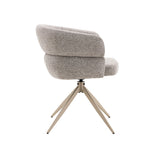 Eetkamerstoel Léonie Draaibaar Peperkleur - Poot Beige