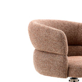 Eetkamerstoel Léonie Draaibaar Roestkleur - Poot Beige