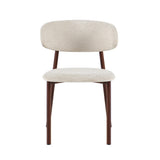 Eetkamerstoel ZORA | Walnoot Beige