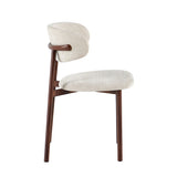 Eetkamerstoel ZORA | Walnoot Beige