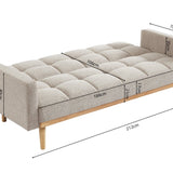 Slaapbank 'Adana' Stof Davis Neve 13 Beige