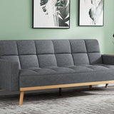 Slaapbank 'Adana' Stof Davis Neve 97 Grijs