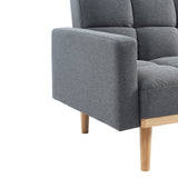 Slaapbank 'Adana' Stof Davis Neve 97 Grijs