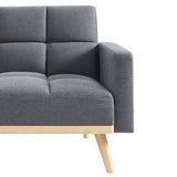 Slaapbank 'Adana' Stof Davis Neve 97 Grijs