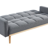 Slaapbank 'Adana' Stof Davis Neve 97 Grijs