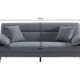 Slaapbank 'Sivas' Stof Ote Family 22 Grijs