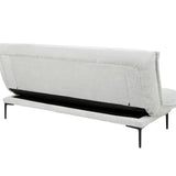 Slaapbank 'Alisa' Corduroy Lichtgrijs