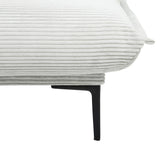 Slaapbank 'Alisa' Corduroy Lichtgrijs