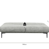 Slaapbank 'Alisa' Corduroy Donkergrijs