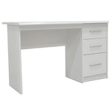 Bureau 'Mateo' 3 lades Wit