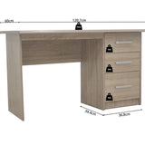 Bureau 'Mateo' 3 lades Sonoma