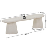 Tv-meubel 'Faro' 160 cm Organisch Cement