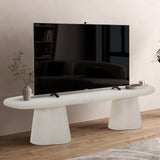 Tv-meubel 'Faro' 160 cm Organisch Cement