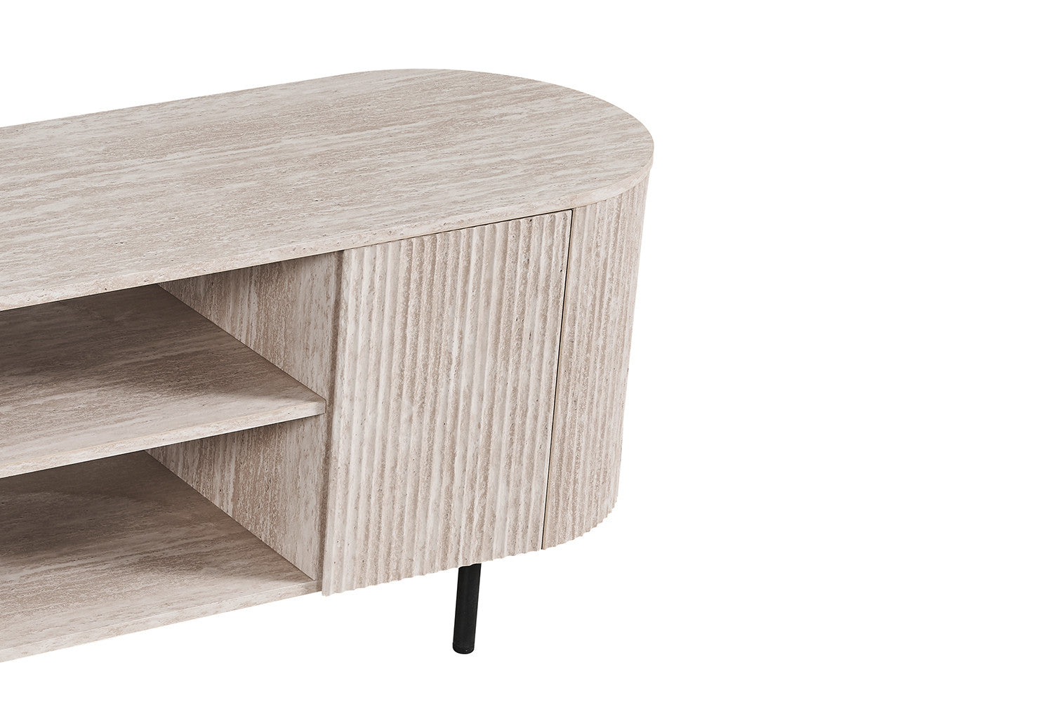 TV meubel 'Lagos' 160 cm Decor Travertin Beige