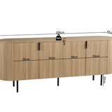 Dressoir 'Lagos' 200 cm Decor Eik Naturel