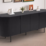 Dressoir 'Lagos' 200 cm Decor Donkerbruin