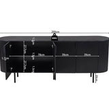 Dressoir 'Lagos' 200 cm Decor Donkerbruin