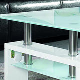 Salontafel 'Alana' Hoogglans wit