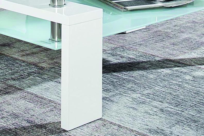 Salontafel 'Alana' Hoogglans wit
